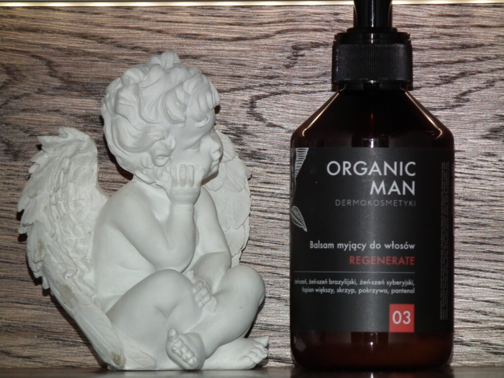 Balsam myjący do włosów regenerujący Organic Man